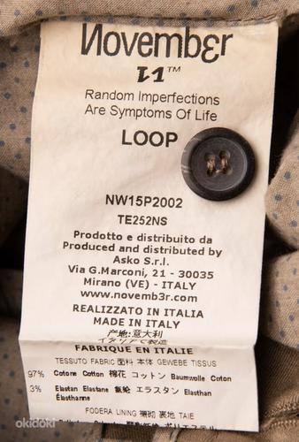 Новые джинсы NOVEMB3R Gabardin размер 27, сделанные в Италии (фото #6)