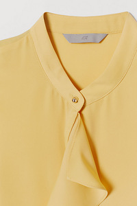H&M uus volangidega pluus,Valge ja Kollane XL/40/42 (3 foto / 6)