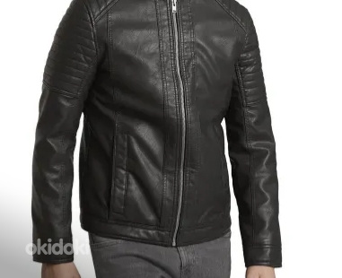 Tom Tailor кожаная куртка с подкладкой, 2-3XL
