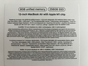 M: Apple MacBook Air M1 13.3" 8GB,256GB / 2023a./ iDeal (6 foto / 7)