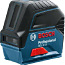 Лазерный нивелир Bosch GCL 2-15 G + чехол (фото #1)