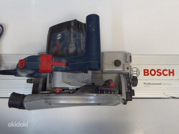 Погружная пила Bosch GKT 55 GCE+ направляющий рельс FSN 1600 (фото #2)