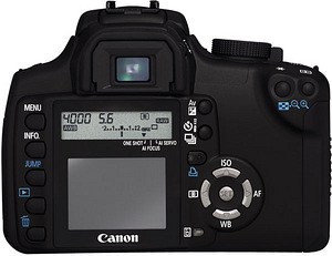 Peegelkaamera Canon 350D + laadija + objektiiv + kott