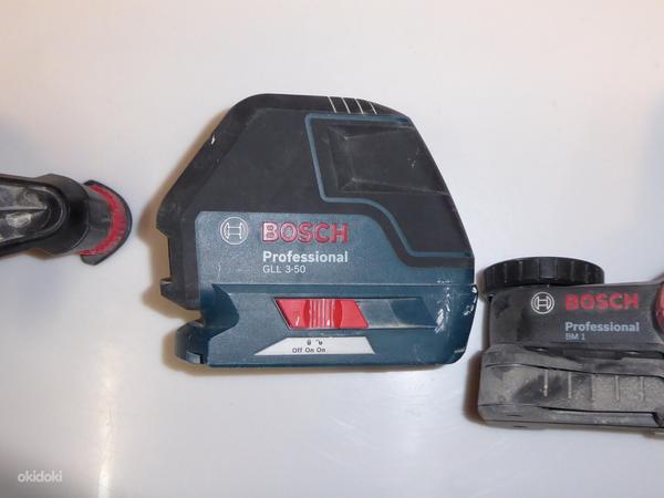 Крестовой лазер Bosch GLL 3-50 + крепления + чемодан (фото #5)