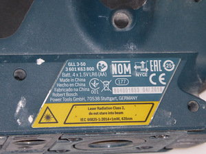Ristjoonlaser Bosch GLL 3-50 + kinnitus + kohver (7 foto / 8)