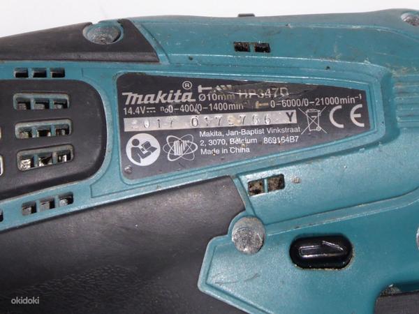 Аккумуляторная дрель Makita HP347D +2Аку + Зарядка + Чемодан (фото #5)