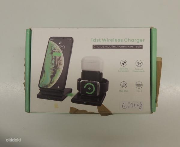 Быстрая зарядка Fast Wireless Charger 3 in 1 ( новая ) (фото #1)