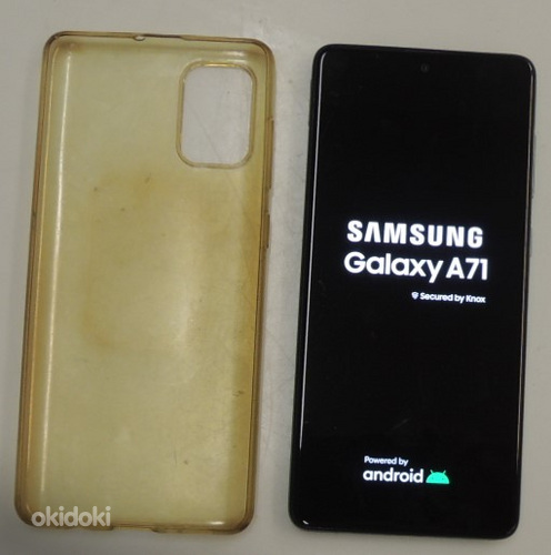 Мобильный телефон Samsung Galaxy A71 + чехол (фото #2)