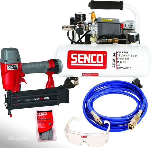 Õhukompressor Senco AC4504 + Tihvtipüstol Senco Pro 18Mg (foto #1)