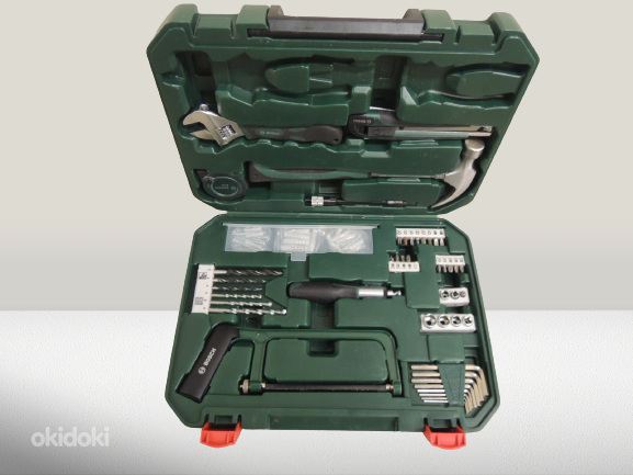 Комплект инструментов Bosch 111шт. + ящик (не полный набор) (фото #2)