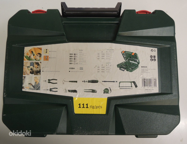 Комплект инструментов Bosch 111шт. + ящик (не полный набор) (фото #10)