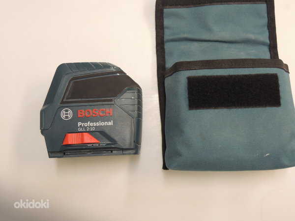 Крестовой лазерный нивелир Bosch GLL 2-10 + чехол (фото #3)