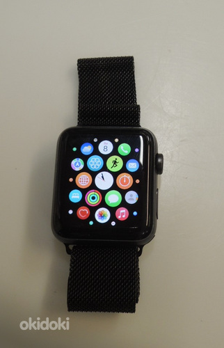 Nutikellad Apple Watch Series 3 42mm aku 93% + karp (foto #8)
