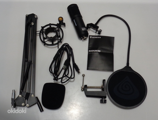 Mikrofon Genesis Radium 400 (NGM-1377) + Karp + Tšekk, UUS! (foto #4)