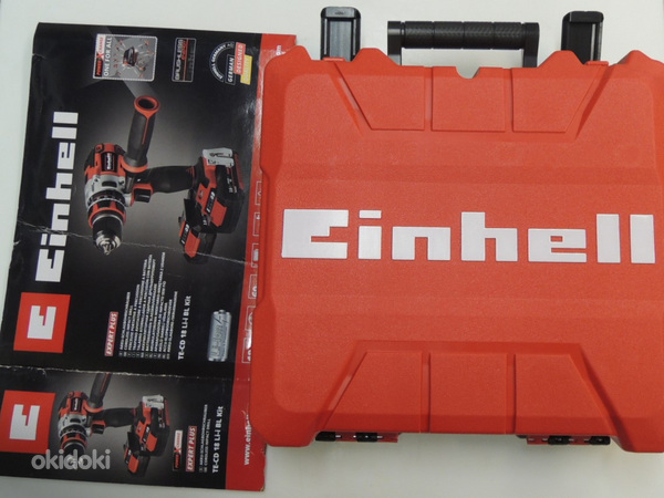Аккумуляторная дрель Einhell TE-CD 18(комплект) + чемодан (фото #2)