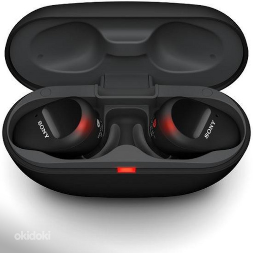 Bluetooth наушники Sony WF-SP800N + коробка (фото #1)