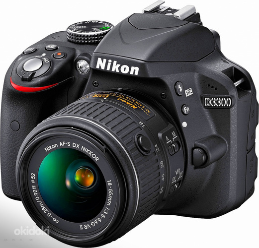 Peegelkaamera Nikon D3300 + laadija (foto #1)