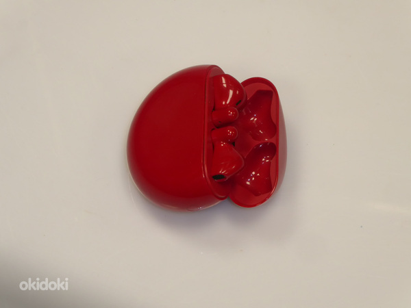 Беспроводные наушники Huawei FreeBuds 3, красный (фото #4)