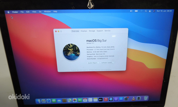 Ноутбук Apple MacBook Pro (Retina 13 inch 2015) + зарядка (фото #6)