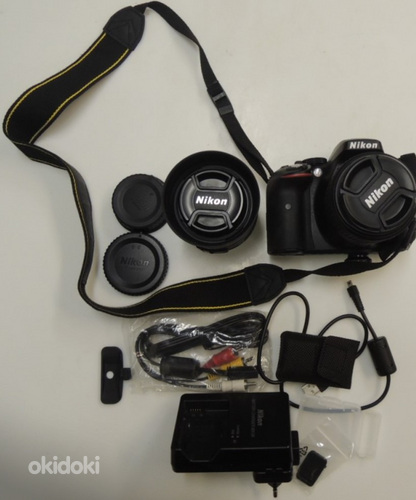 Зеркальная фотокамера Nikon D5300 + 2 объектива + зарядка (фото #3)