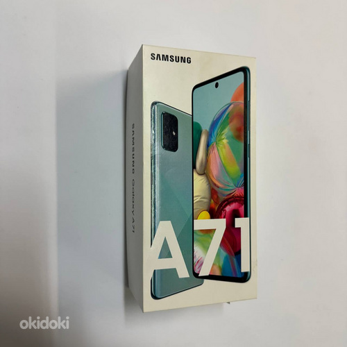 Mobiiltelefon Samsung Galaxy A71 128GB + Karp + Ümbrik