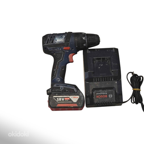 Akutrell Bosch GSB 18V-LI + 5,0Ah + Laadija