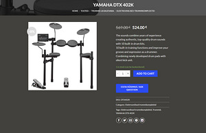Yamaha DTX 402 (2 фото из 2)