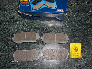 Kia Clarus tagumised piduriklotsid (1 foto / 2)