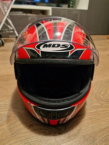 Kiiver Motorcycle helmet MDS Edge Multi Ray, Red, L size (2 foto / 3)