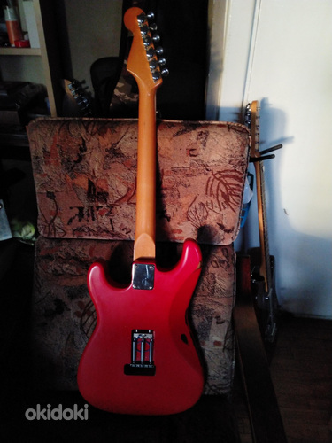 Aged Relic Partscaster Fiesta Red (фото #9)