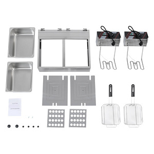 12L (6L + 6L) 5000W (2*2500W) качественная фритюрница новая (7 фото из 8)