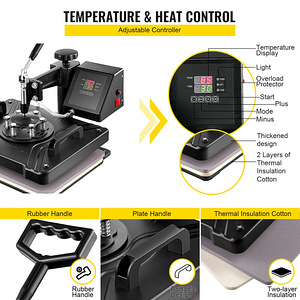Termopress 6-in-1 30x38cm uus (4 foto / 5)