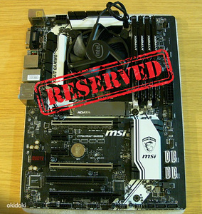 MSI Z170A Krait Gaming, i5-6500, DDR4 16GB, SSD M.2 250GB (1 foto / 10)