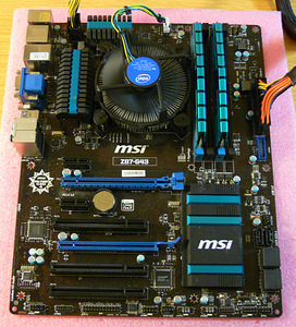 MSI Z87-G43, i5-4570, DDR3 8GB (6 foto / 10)