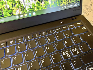 14" Lenovo ThinkPad X1 Carbon i5-8350U (3.60 GHz) sülearvuti (5 foto / 10)