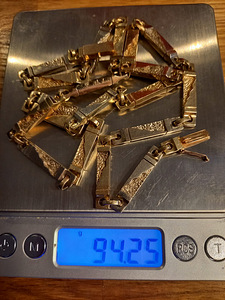 Kuldkett,kaelakett 585, 94,25 gr. 63,5 cm. (3 foto / 4)