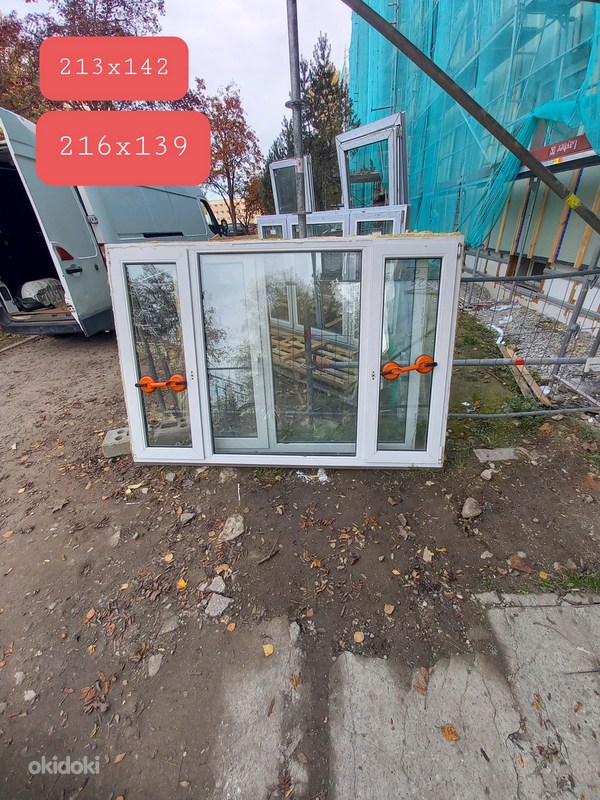 Pvc Aknad uksed,Пластиковые окна -двер иразные размеры. (фото #5)