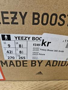 Adidas Yeezy Boost 380 Azure 42 2/3 (4 foto / 4)