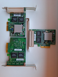 Võrgukaart LAN card PCIe 1Gb 2/4-ports (10tk)