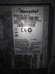 Merrychef kiirahi varuosadeks (1 foto / 3)
