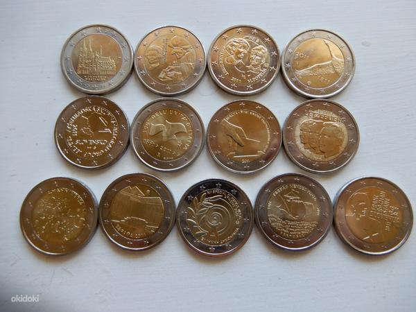 Коллекционные монеты 2 евро (фото #1)