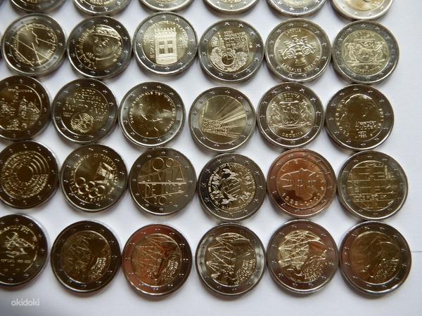 72 разные памятные монеты номиналом 2 евро (фото #5)