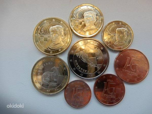 Набор евро монет ХОРВАТИЯ (фото #1)