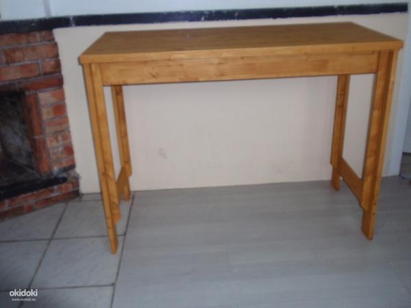 Деревянный кухонный стол (фото #1)