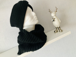 Kahekihiline peapael ja sall-snood-tuub (1 foto / 9)