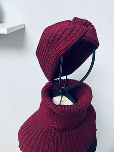 Kahekihiline peapael ja sall-snood-tuub (6 foto / 9)