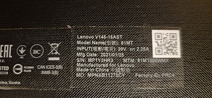 Lenovo V145-15AST (AMD A9-9425 4GB RAM 128GB SSD DVD/RW) (4 foto / 4)