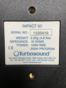 Turbosound Impact 50 (3 foto / 3)