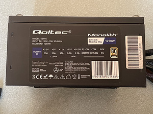 Qoltec 1600W ATX Crypto/Gamer Toiteplokk (2 foto / 4)