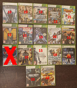 Xbox 360 mängud: GTA, Call of duty, Rayman, Metro...